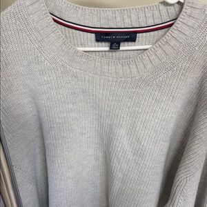 Tommy Hilfiger Light Gray Knit Pullover